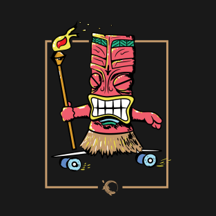 Tiki God Skater T-Shirt