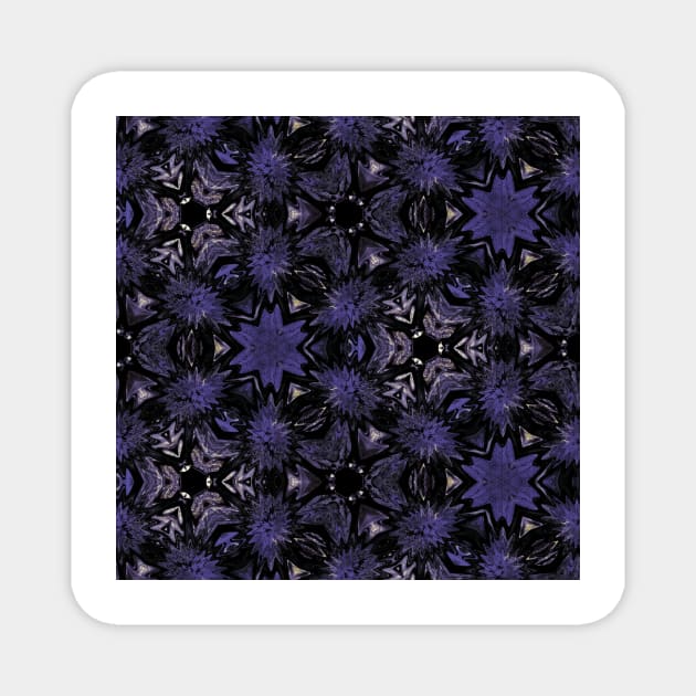 Purple Southwest Abstract Sunflowers Magnet by Moon Art