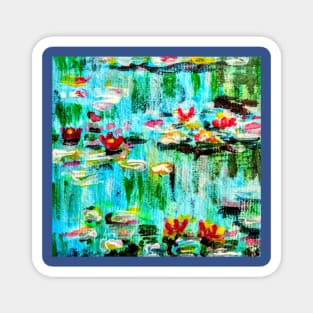 Copy of water lilies Magnet