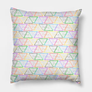 Triangle punpun pattern Pillow