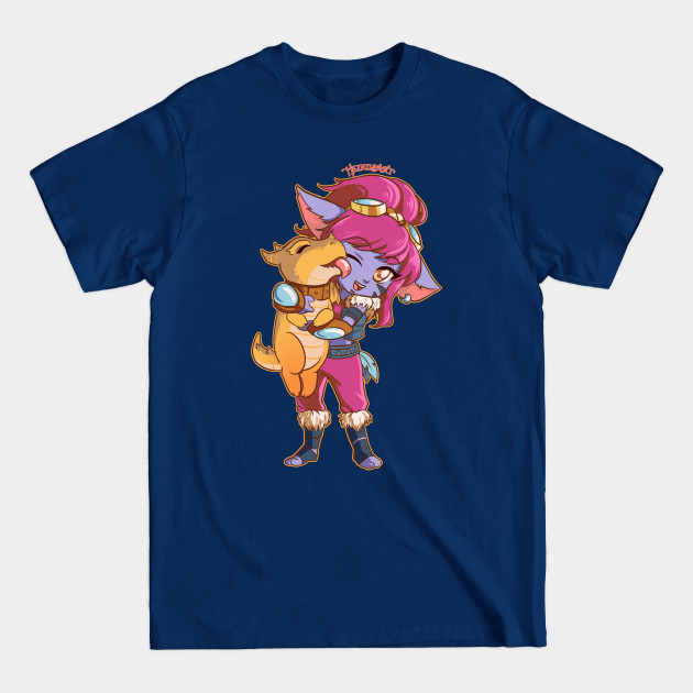 Disover Lil dragon babe and lil cute tamer - League Of Legends - T-Shirt