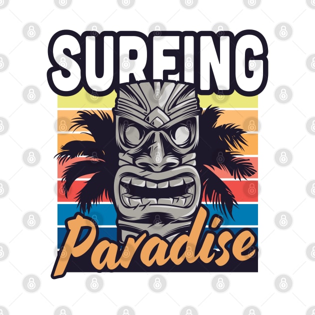 Surfing California Paradise by Mako Design 