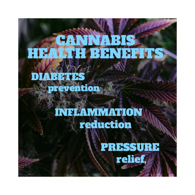 Cannabis health benefits: diabetes prevention, inflammation reduction, pressure relief. by Zipora