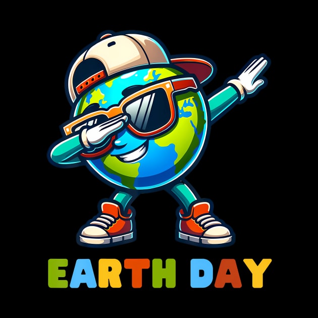 Earth Day 2024 Funny Earth Day Kids Toddler Girls Boys Dab by Zu Zu Xi Xi