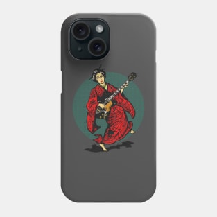 Vintage Japanese Rockabilly Player Phone Case