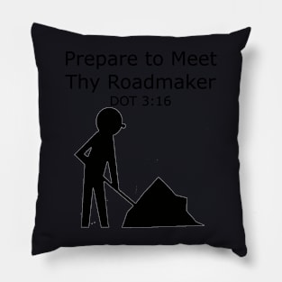 Road Construction Shirt Pillow