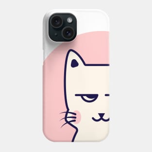 Bored cute cat Phone Case