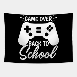 Game Over Back To School Tapestry