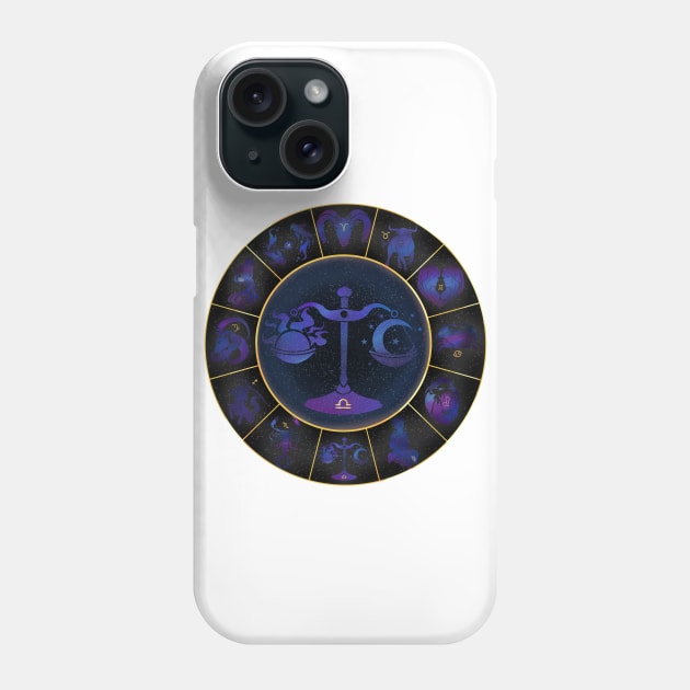 Libra: The scale Phone Case by AmicableApparel