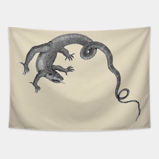 Komodo Dragon | Giant Lizard Reptile Tapestry