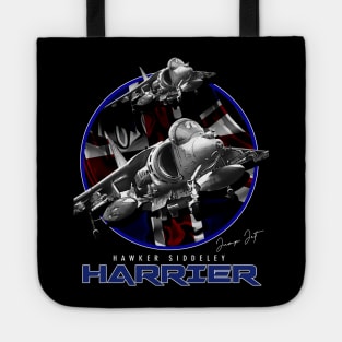 Harrier Jump Jet Royal Air Force Fighterjet Tote