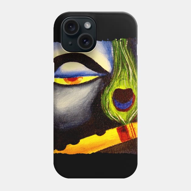 Flute is Krishna Phone Case by Temple of Being