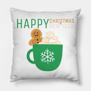 Happy Christmas & Happy New Year Pillow