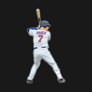 Joe Mauer #7 Bat Ready T-Shirt