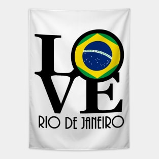 LOVE rio De Janeiro Brazil Tapestry