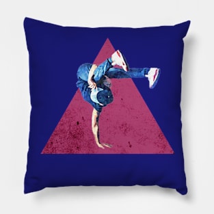 Breakdancer B-Boy Freeze Power Move Pillow