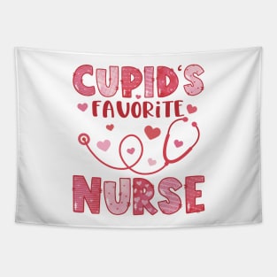 Cupid's Favorite Nurse Valentine's Day Tapestry