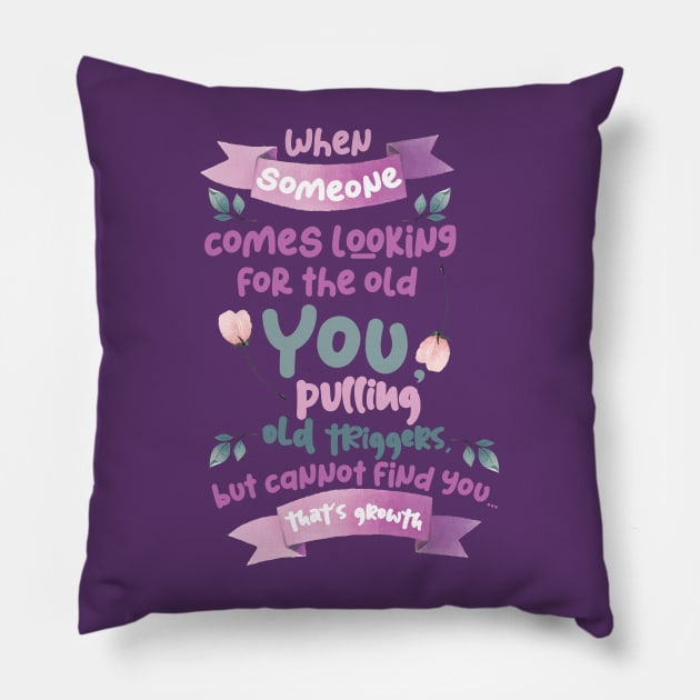 When Someone Comes Looking for You | Inspirational Quote Pillow by DancingDolphinCrafts