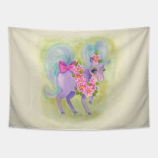 Kitschy Pony Tapestry