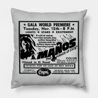 Celebrate the magic of MANOS! Pillow