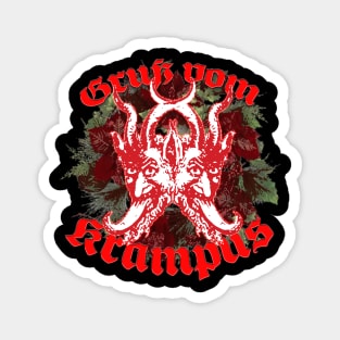 Gruß vom Krampus Magnet