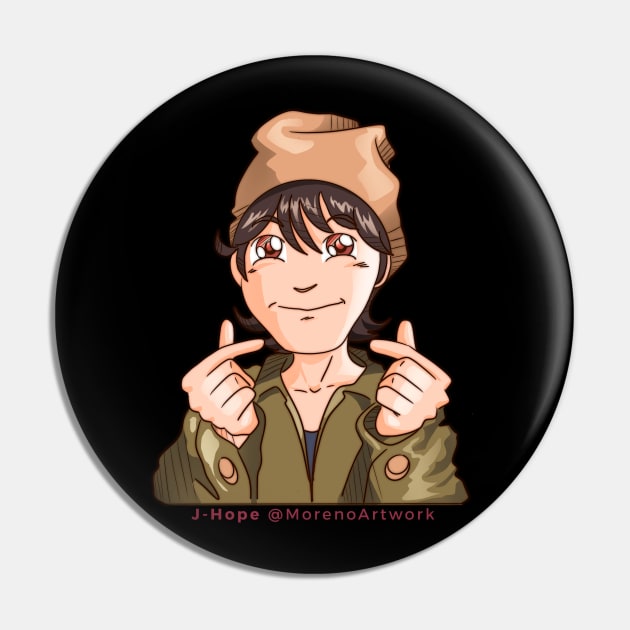 K-cute J-Hope Pin by MorenoArtwork