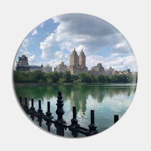 The Lake, Skyline Central Park, Manhattan, NYC Pin