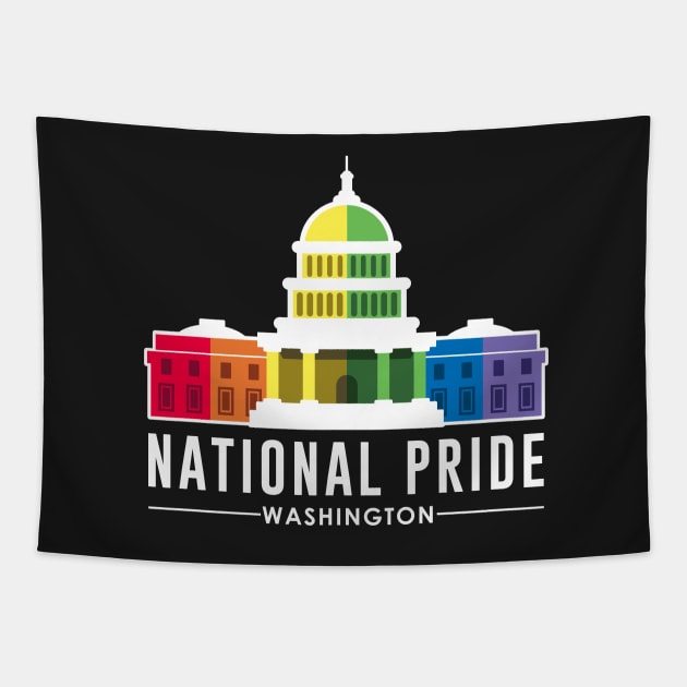 National Pride March Washington | LGBT | Political Trending Tapestry by AbigailAdams