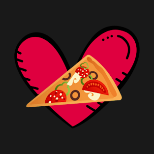 Heart pizza T-Shirt
