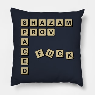 Spaced Scrabble Pillow