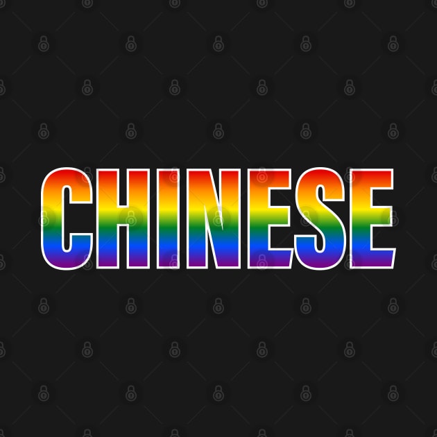 Rainbow Chinese LGBTQ Pride by Rainbow Nation