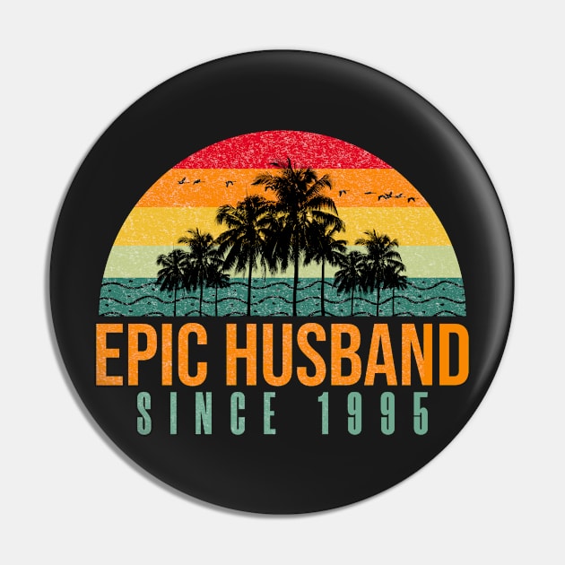 Epic Husband Since 1995 - Funny 27th wedding anniversary gift for him Pin by PlusAdore