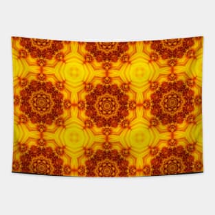 Golden Yellow Sunflower Pattern 4 Tapestry