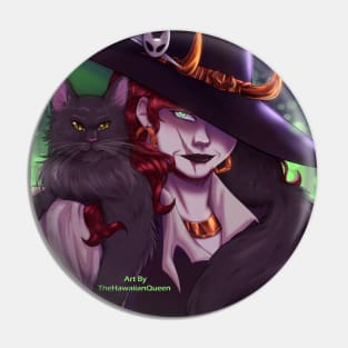 The Cat Witch Pin