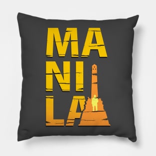 Manila - proud pinoy prints Pillow