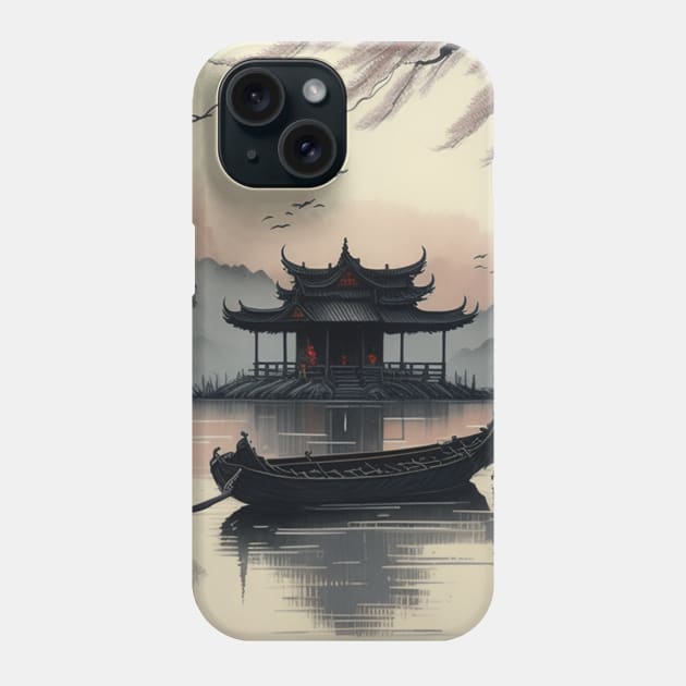 The Art of Chinese Ink Painting Phone Case by Hunter_c4 "Click here to uncover more designs"