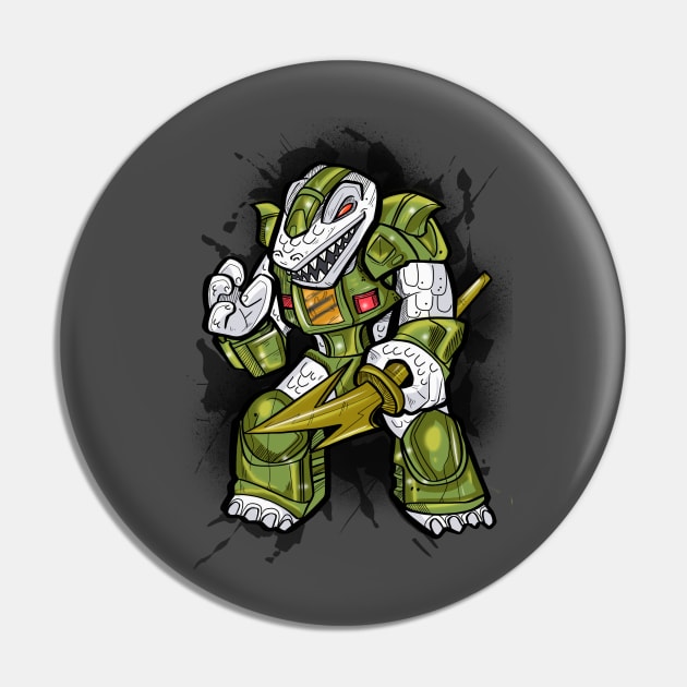 Gruesome Gator Pin by ThrashHeavy