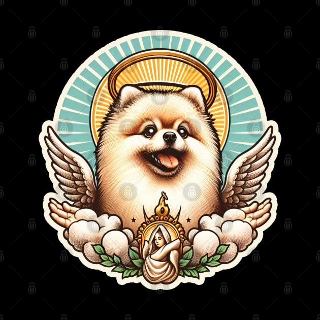 Pomeranian Saint by k9-tee