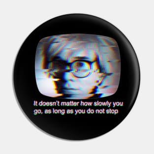 Andy Warhol Quote Pin