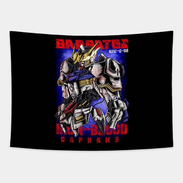 Mecha Giant Tapestry by Arthasena Illustration 