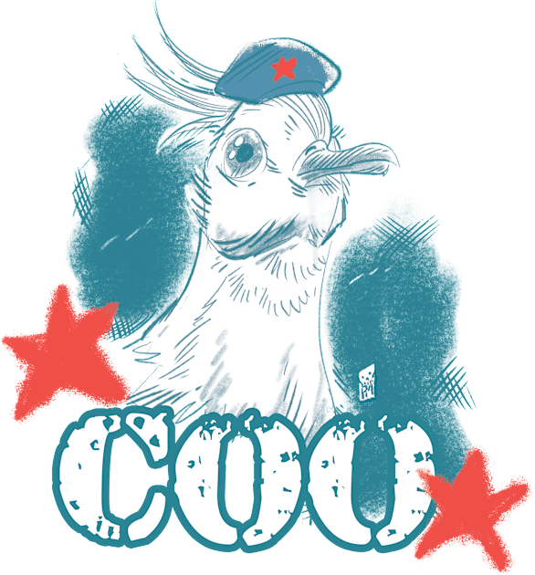 Coo. Kids T-Shirt by Mason Comics