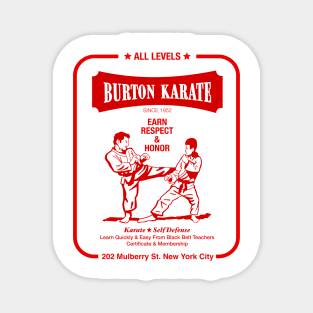 Burton Karate Magnet