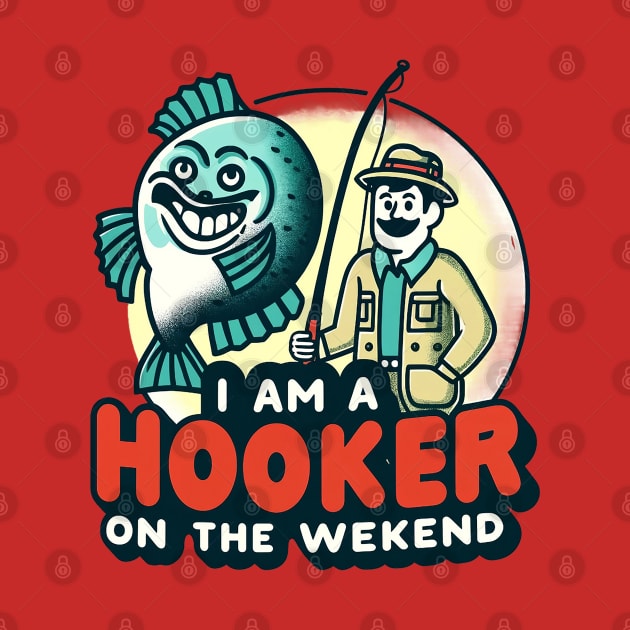 I'm a Hooker on the Weekend - Fishing Fun by WEARWORLD