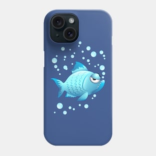Grumpy fish Phone Case