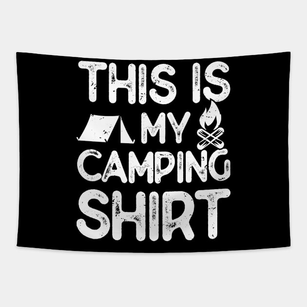 Camping Lovers Tapestry by PixelArt