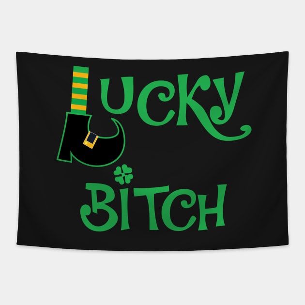 Lucky Bitch Tapestry by b34poison