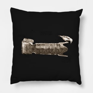 Bird on Long Lens Camera Photography Bird Photographer graphic Pillow