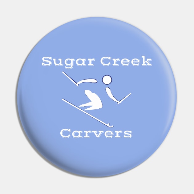 Sugar Creek Carvers (simple) Pin by Reader's Swag Shop