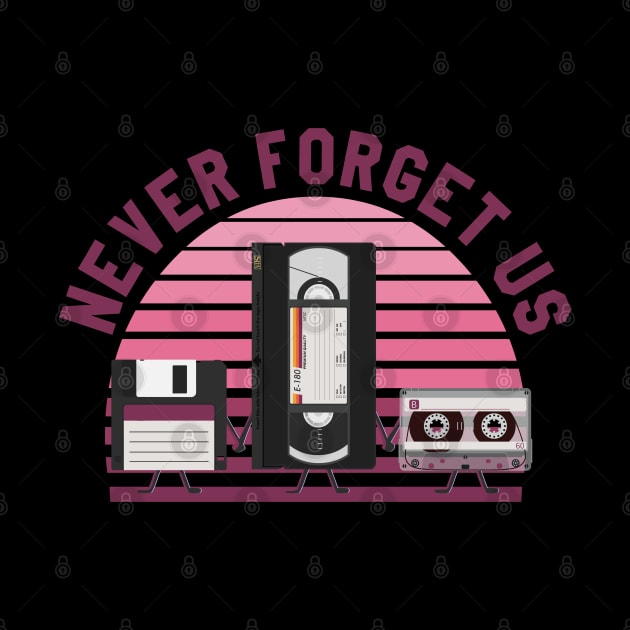 For nostalgic... Floppy disk, VHS and cassette, Never forget us by DaveLeonardo