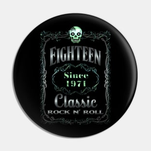 EIGHTEEN WHISKEY LABEL Pin